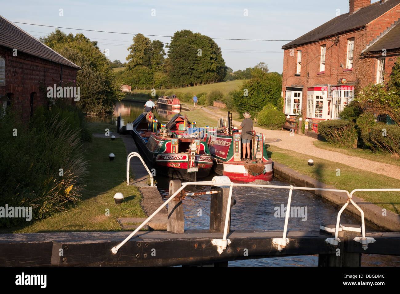 Braunston Flug Grand Union Canal Stockfoto