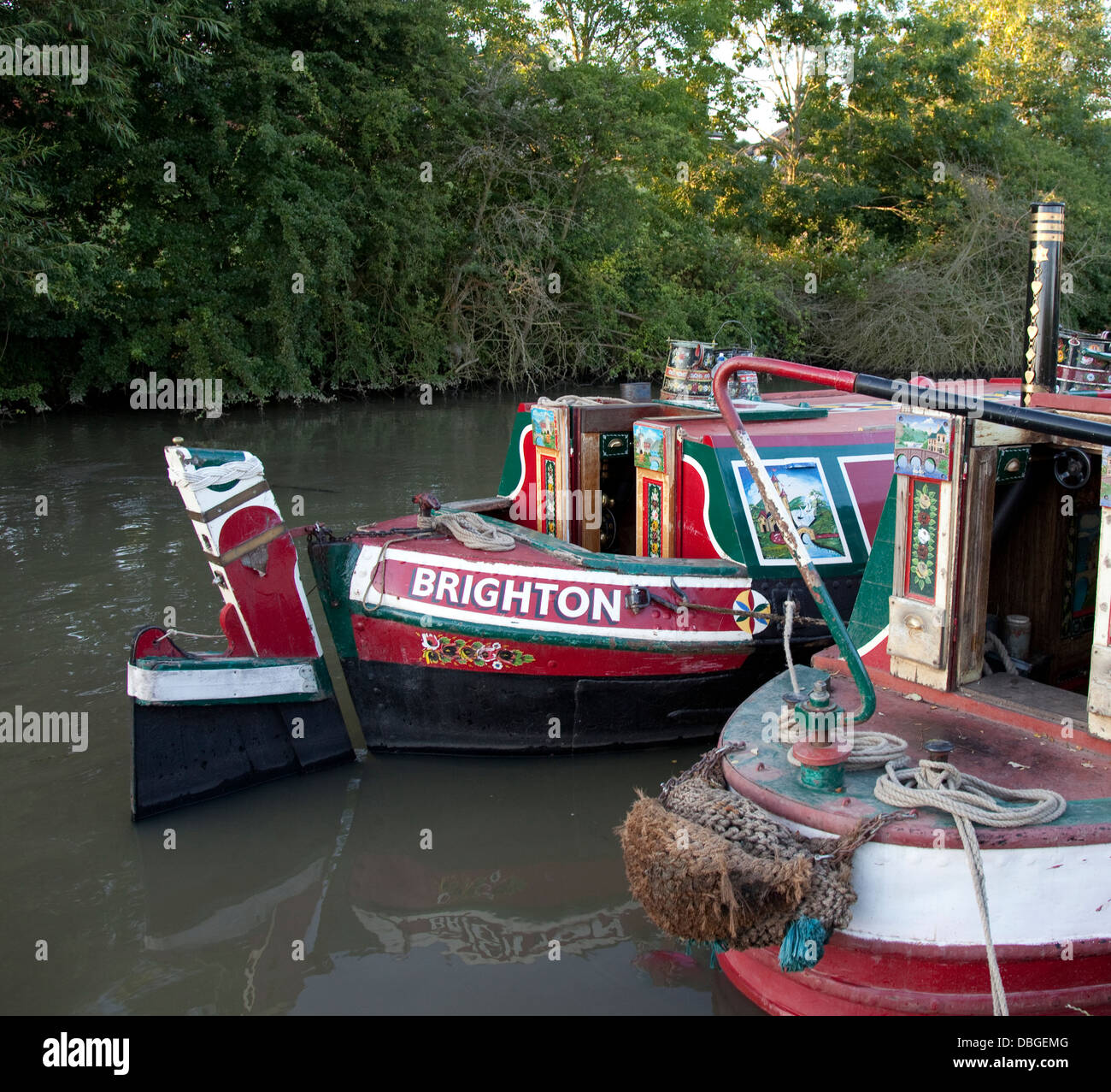 Traditionelle Barge Stockfoto