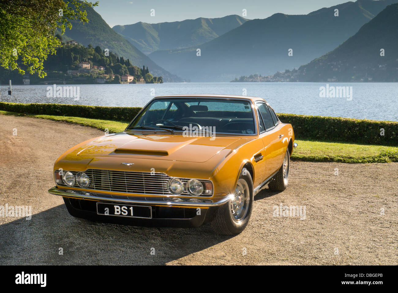 1970 Aston Martin DBS in der Verführer TV-Serie verwendet. Stockfoto