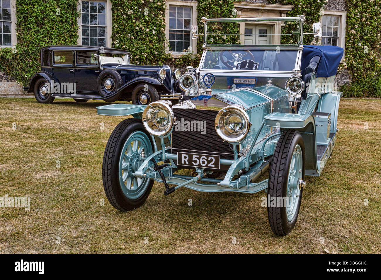 1908 40-50 PS Rolls-Royce Silver Dawn auf die 2013 Goodwood Festival of Speed, Sussex, UK. Cartier-Stil et Luxe. Stockfoto