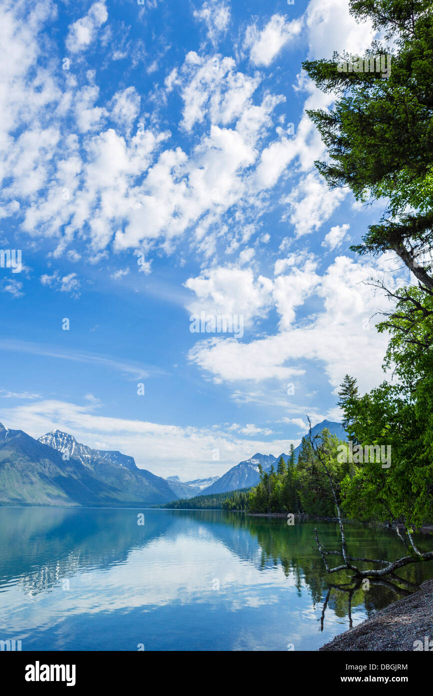Lake McDonald, Glacier National Park, Montana, USA Stockfoto