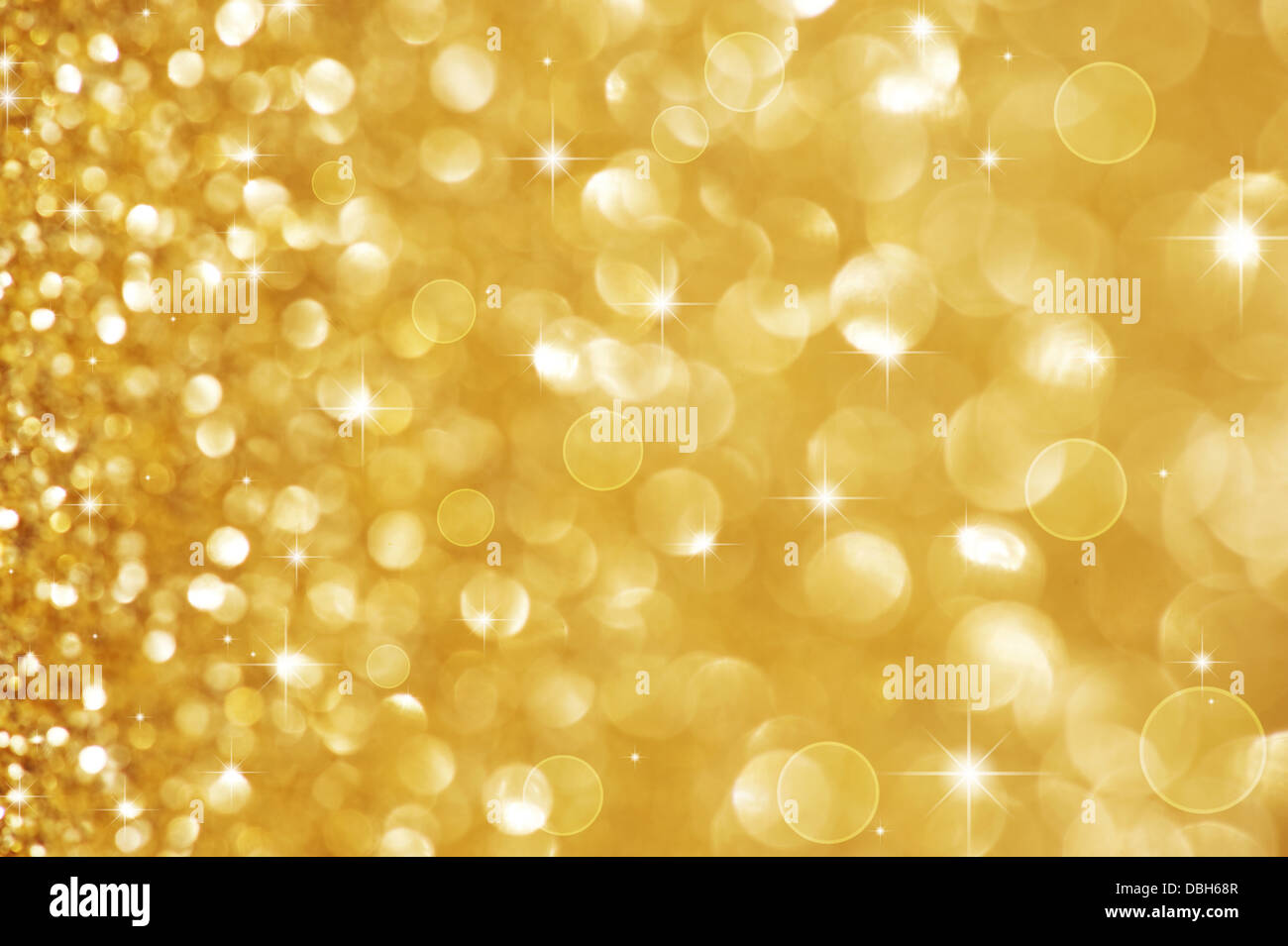 Weihnachten Golden glitzernden Hintergrund. Holiday Gold abstrakte tex Stockfoto