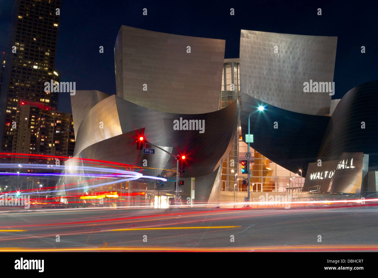 Walt Disney Concert Hall in Los Angeles, Kalifornien Stockfoto