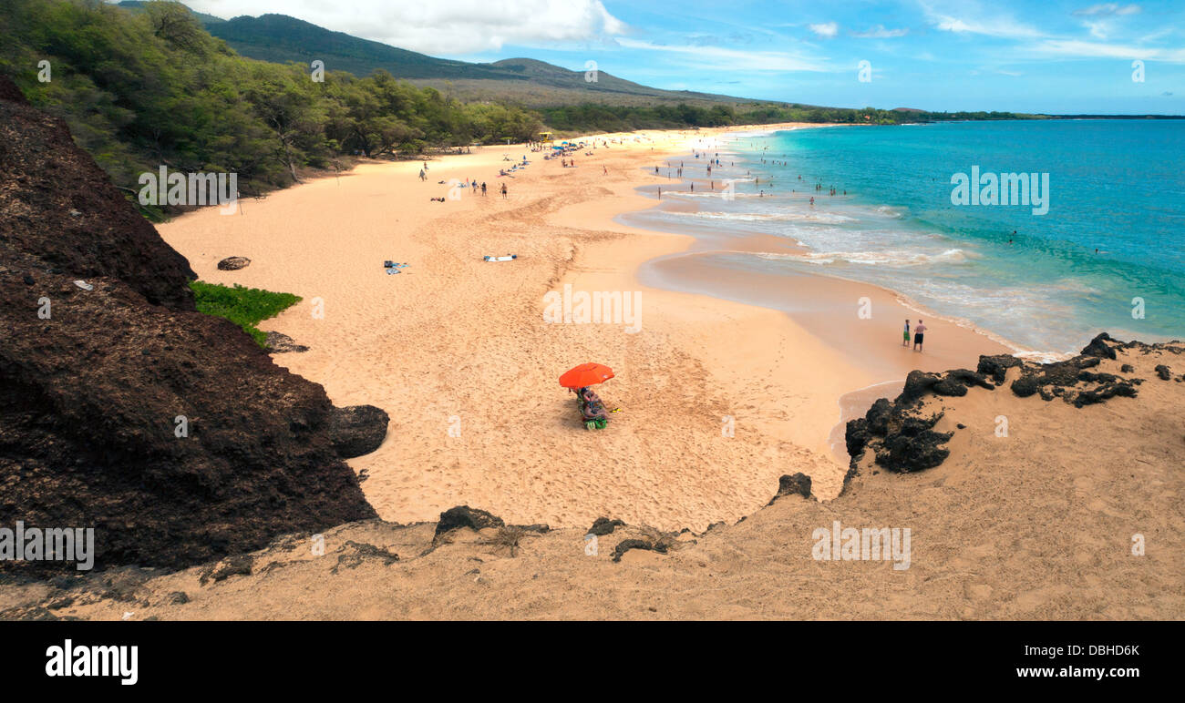 Makena Beach, Maui, Hawaii Stockfoto
