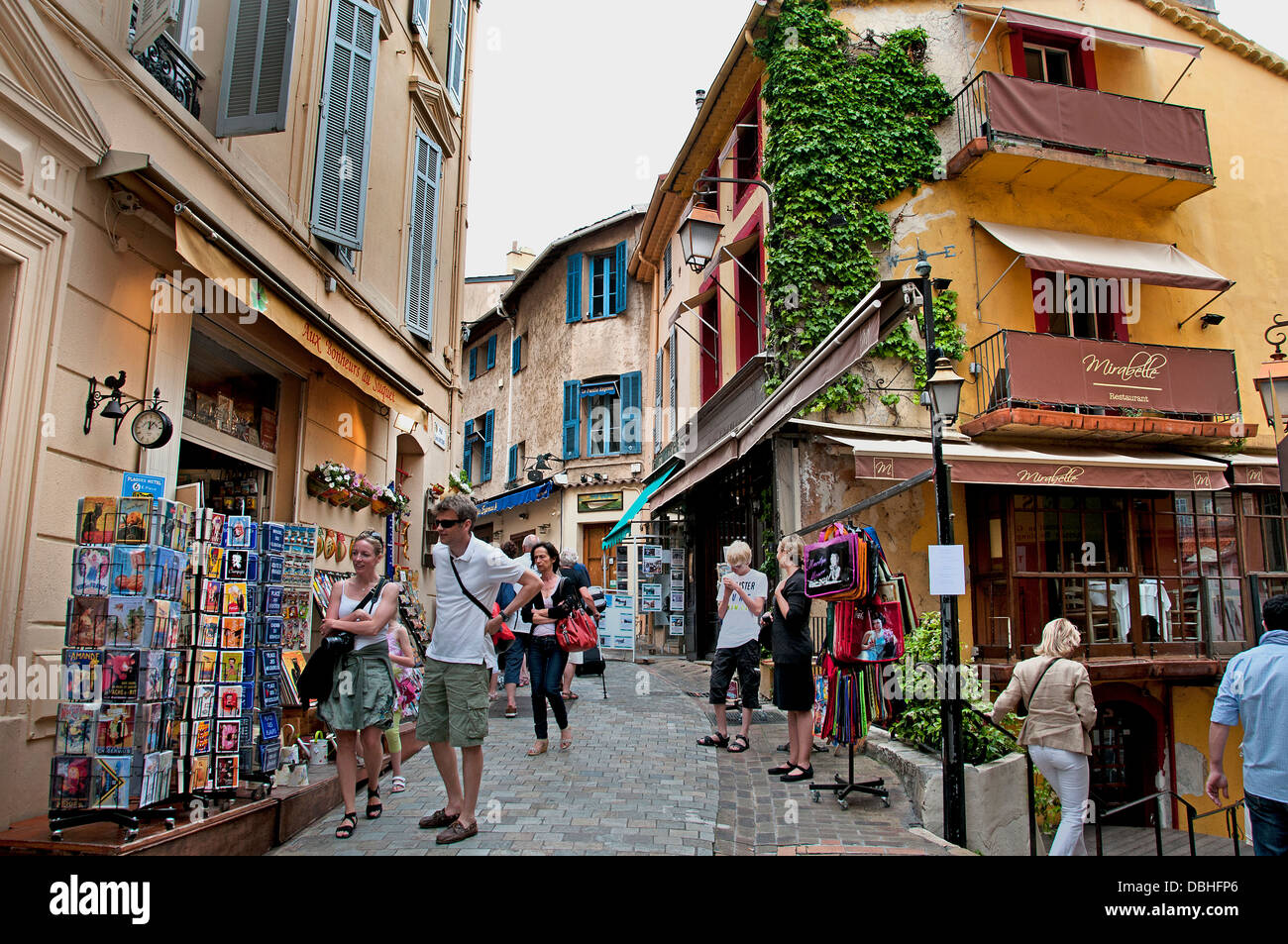 Cannes Altstadt Vieux Port Center Restaurant Bar Pub Cafe Côte d ' Azur Cote d ' Azur Frankreich Stockfoto