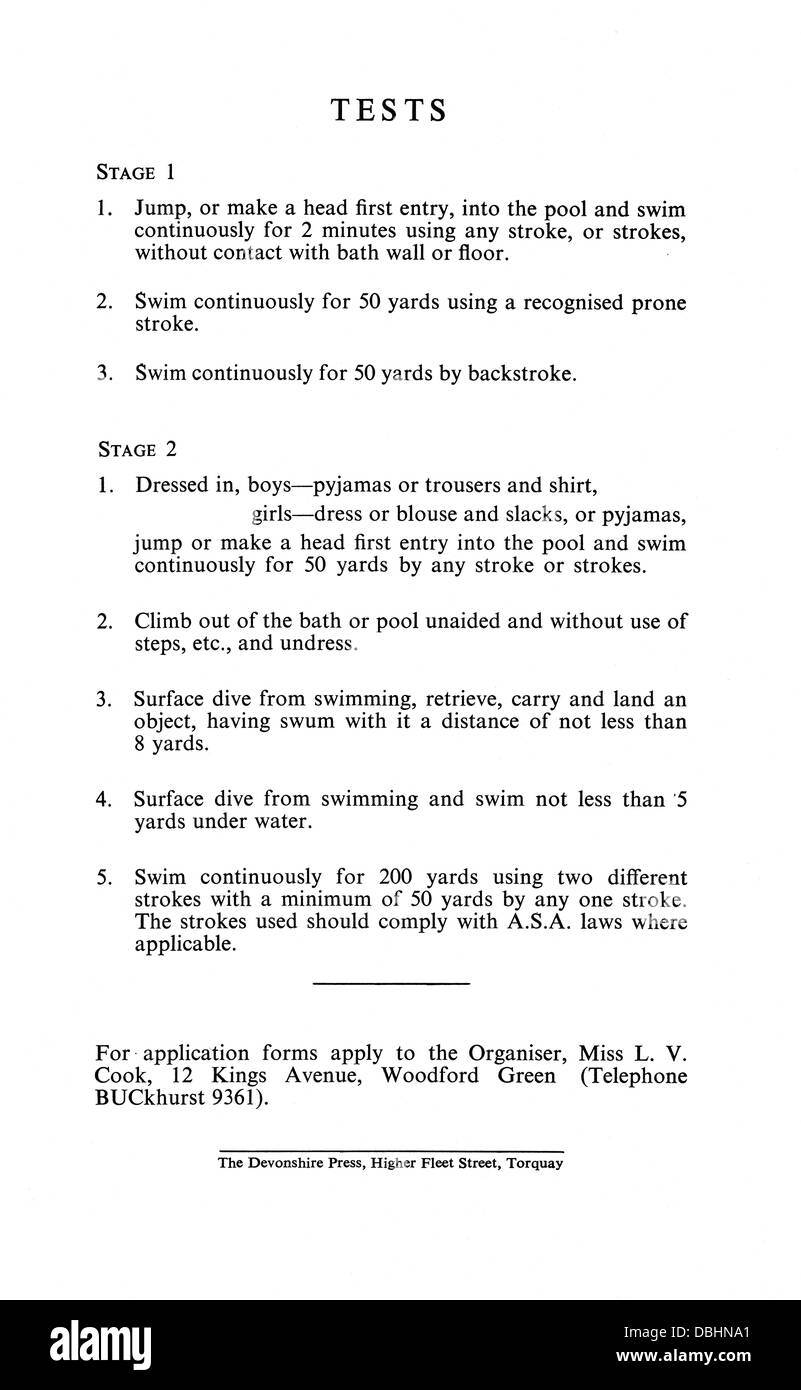 Prüfungen für Reiter Stockfoto