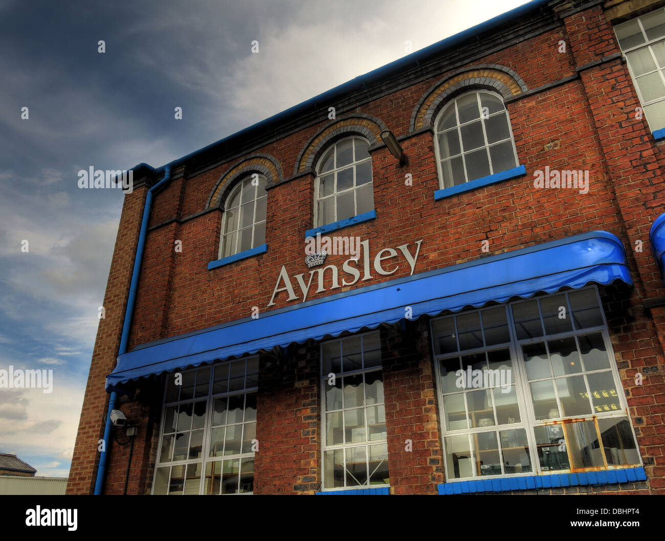 Aynsley Töpferei Büro, Longton, Stoke-on-Trent, Personal, England Stockfoto