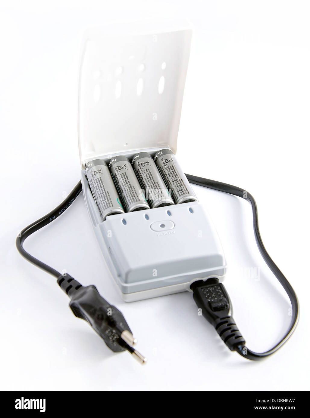 Akku-Ladegerät Stockfoto
