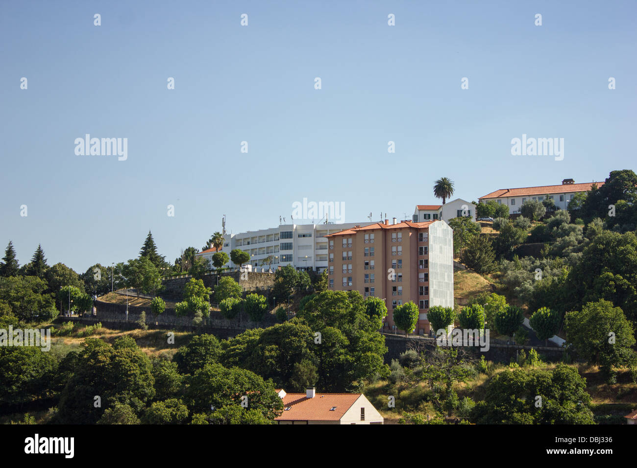 Universität-Wohnungen für Studenten in Covilhã Stockfoto