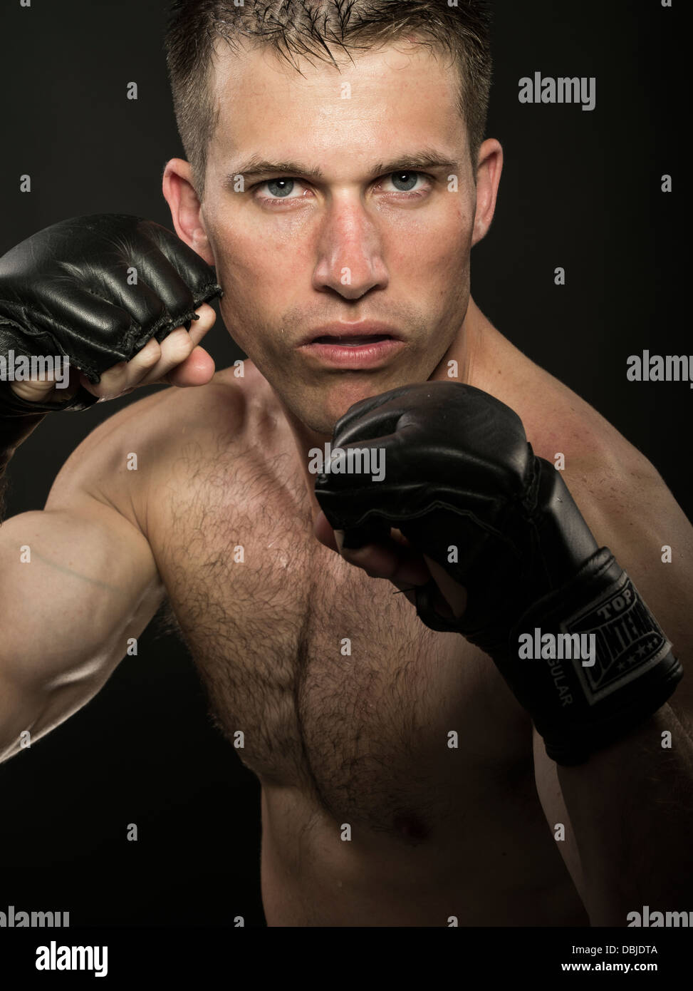 Mixed Martial Arts Kämpfer Stockfoto