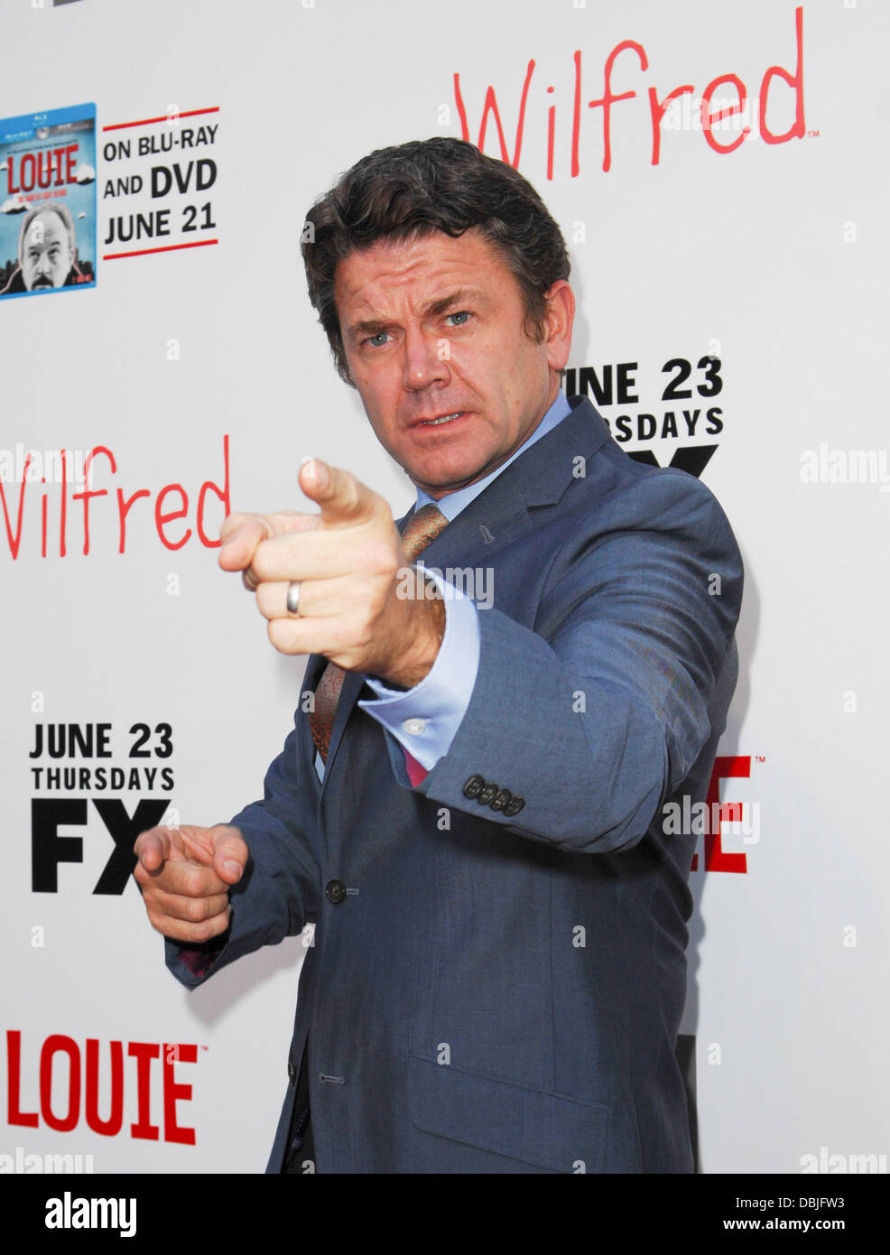 John Michael Higgins Filmpremiere von Wilfred und Louie - Ankünfte Los Angeles, Kalifornien - 20.06.11 Stockfoto