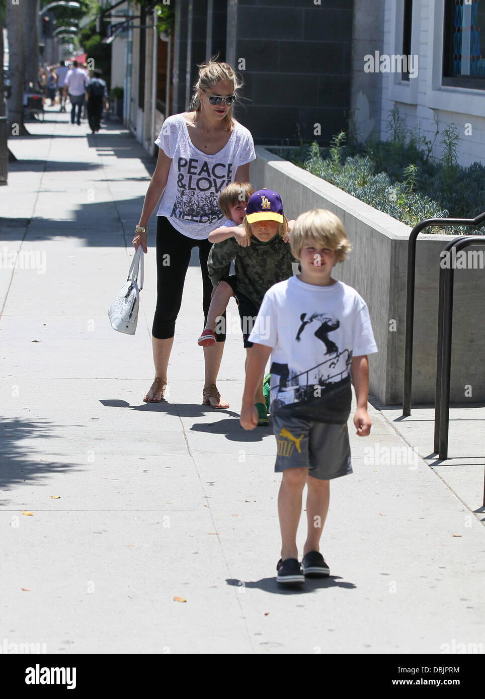 Sharon stone with laird vonne stone and quinn kelly stone Fotos und