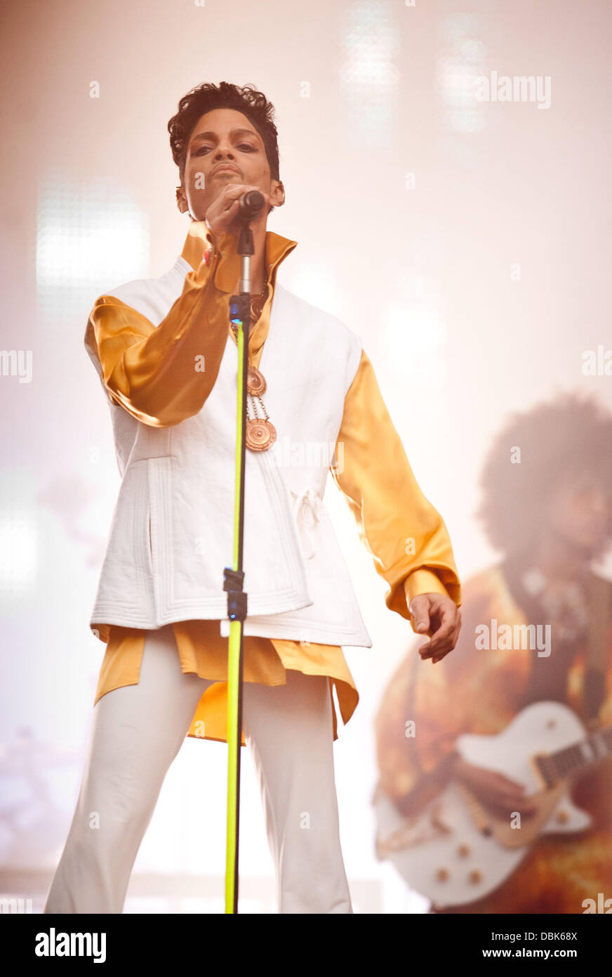 Prinz, die live im Konzert im Stade de France Paris, Frankreich - 30.06.11 Stockfoto