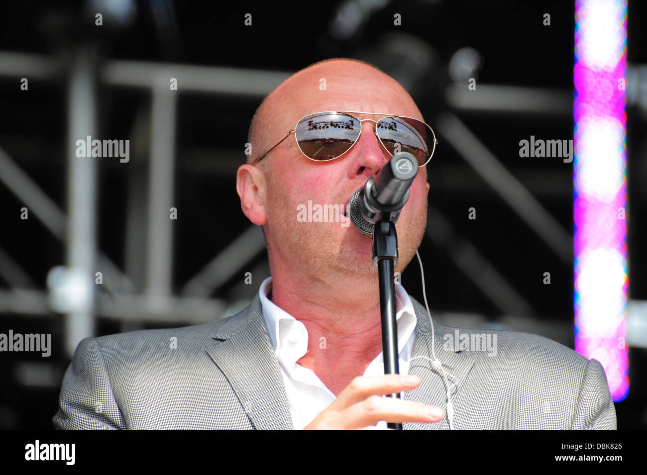 Heaven 17 Godiva Festival - Tag eins an Coventry War Memorial Park, Engtland - 01.07.11 Stockfoto