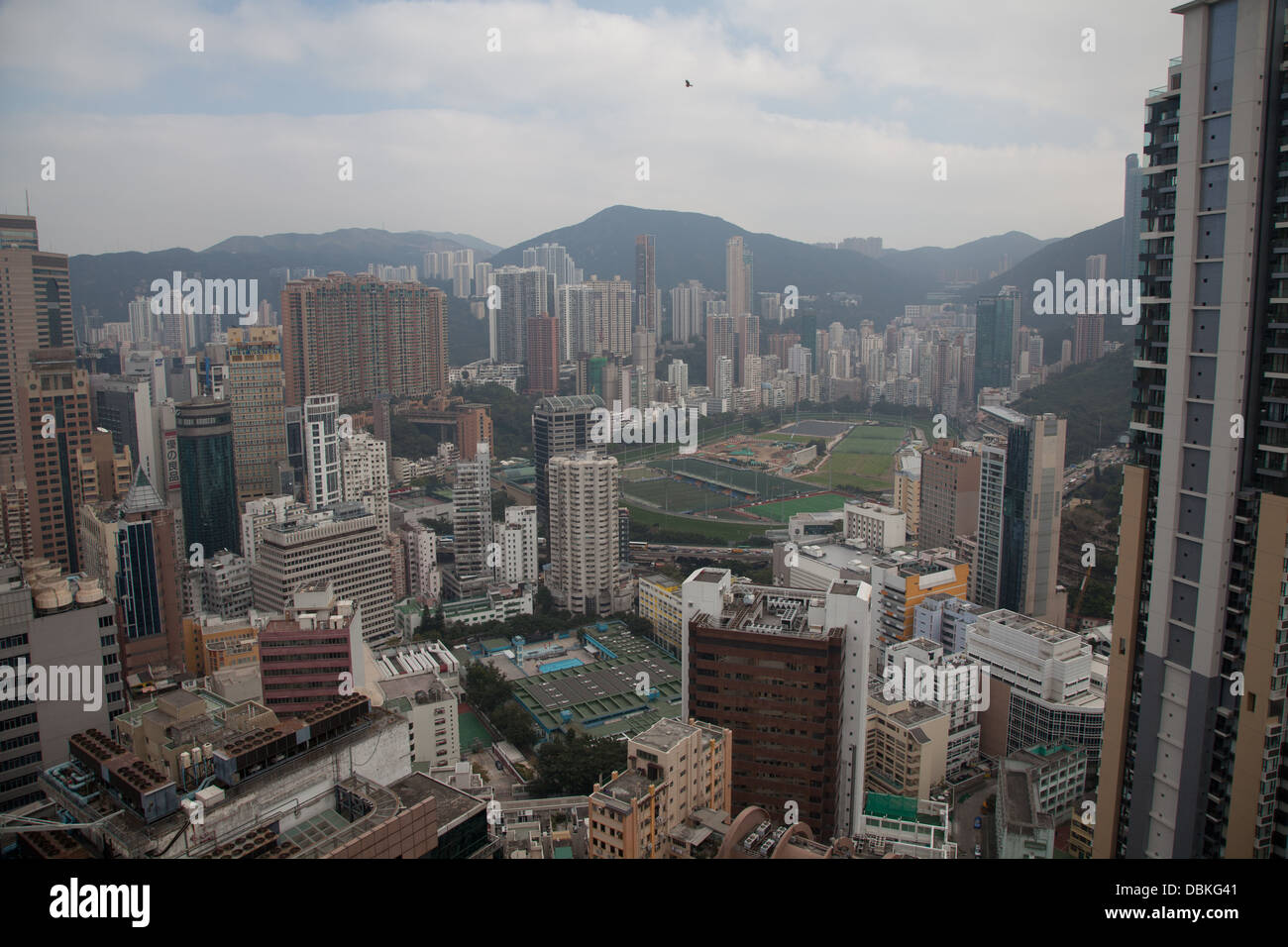 Hong Kong Skyline glückliche Senke sar china Stockfoto