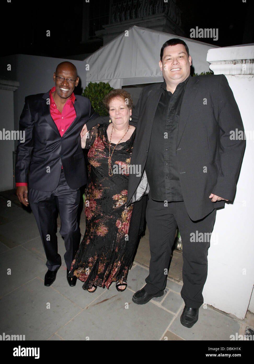 Shaun Wallace, Anne Hegerty und Mark Labbet The ITV Sommerfest statt in einem Privathaus in Notting Hill - Abflüge London, England - 06.07.11 Stockfoto