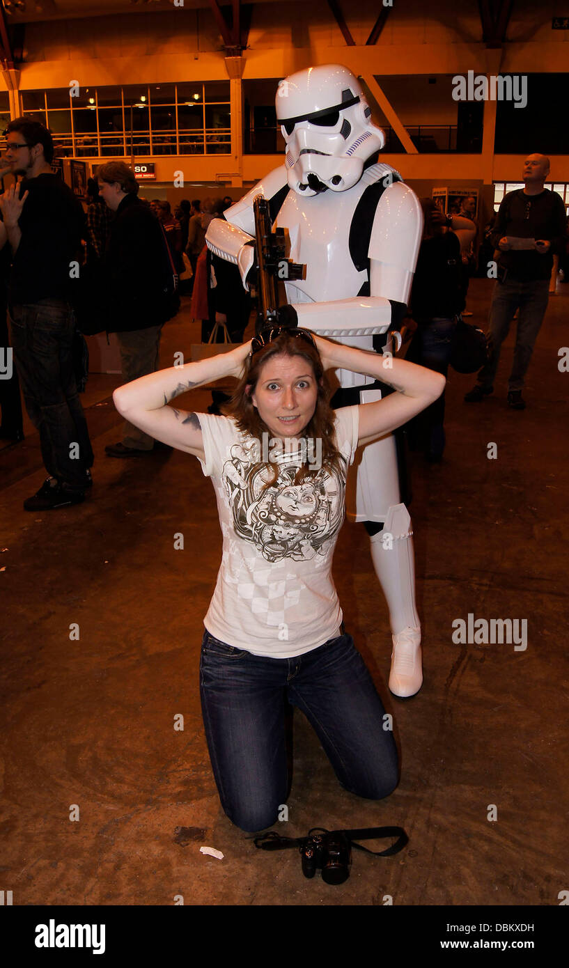 Atmosphäre-London-Film und Comic-Con 2011 in Earls Court London, England - 09.07.11 Stockfoto