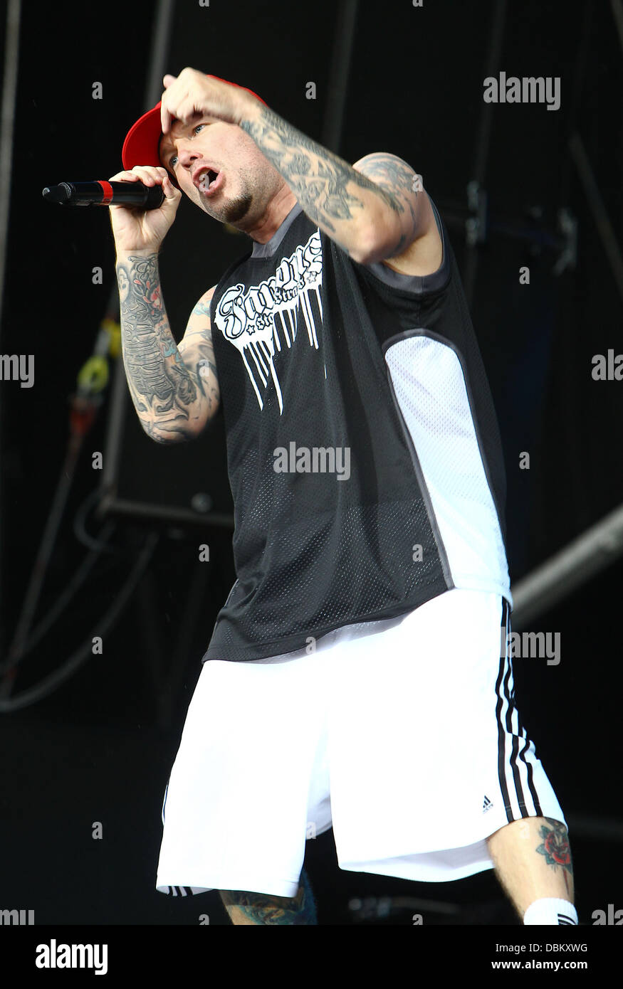 Limp Bizkit Sonisphere Festival 2011 - 3. Tag Stevenage, England - 10.07.11 Stockfoto