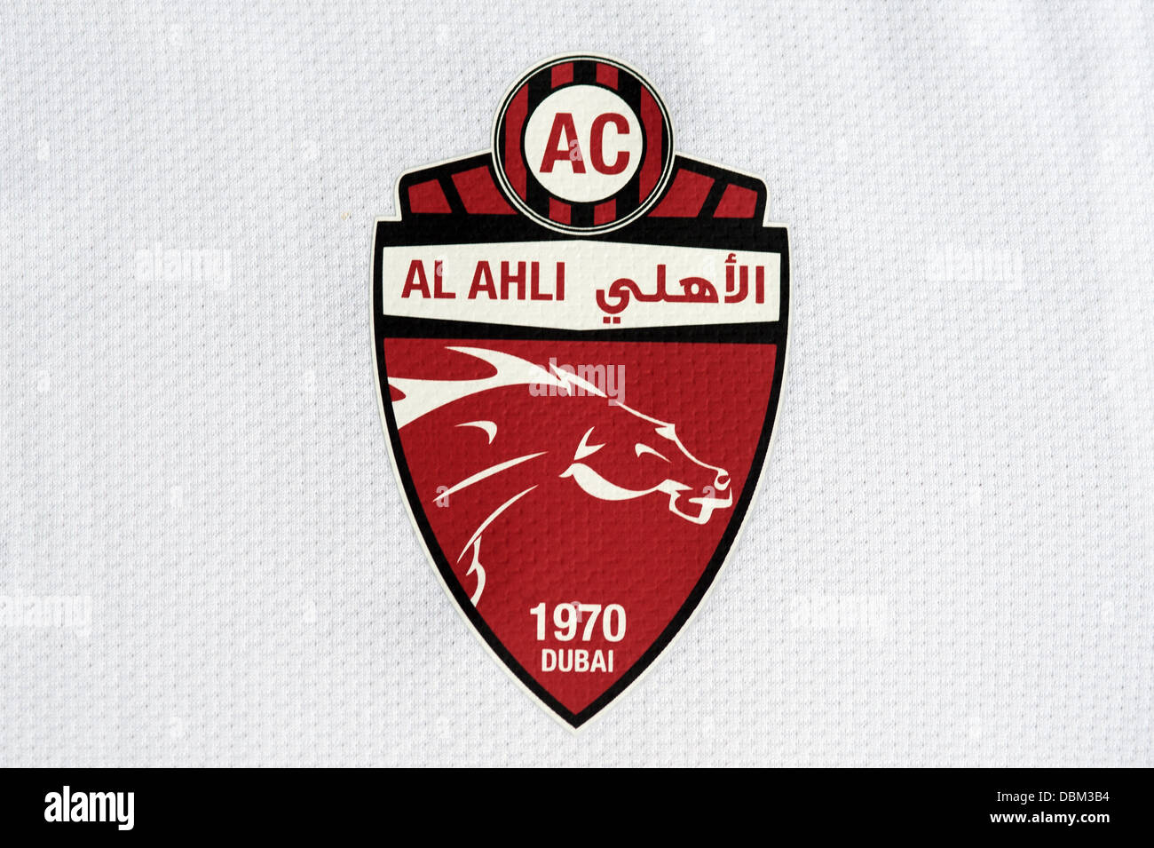 Al Ahli Club-Emblem Stockfoto