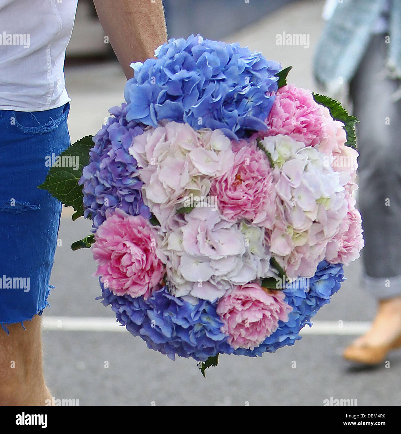 Nick Grimshaw Blumen London, England - 15.07.11 Stockfoto