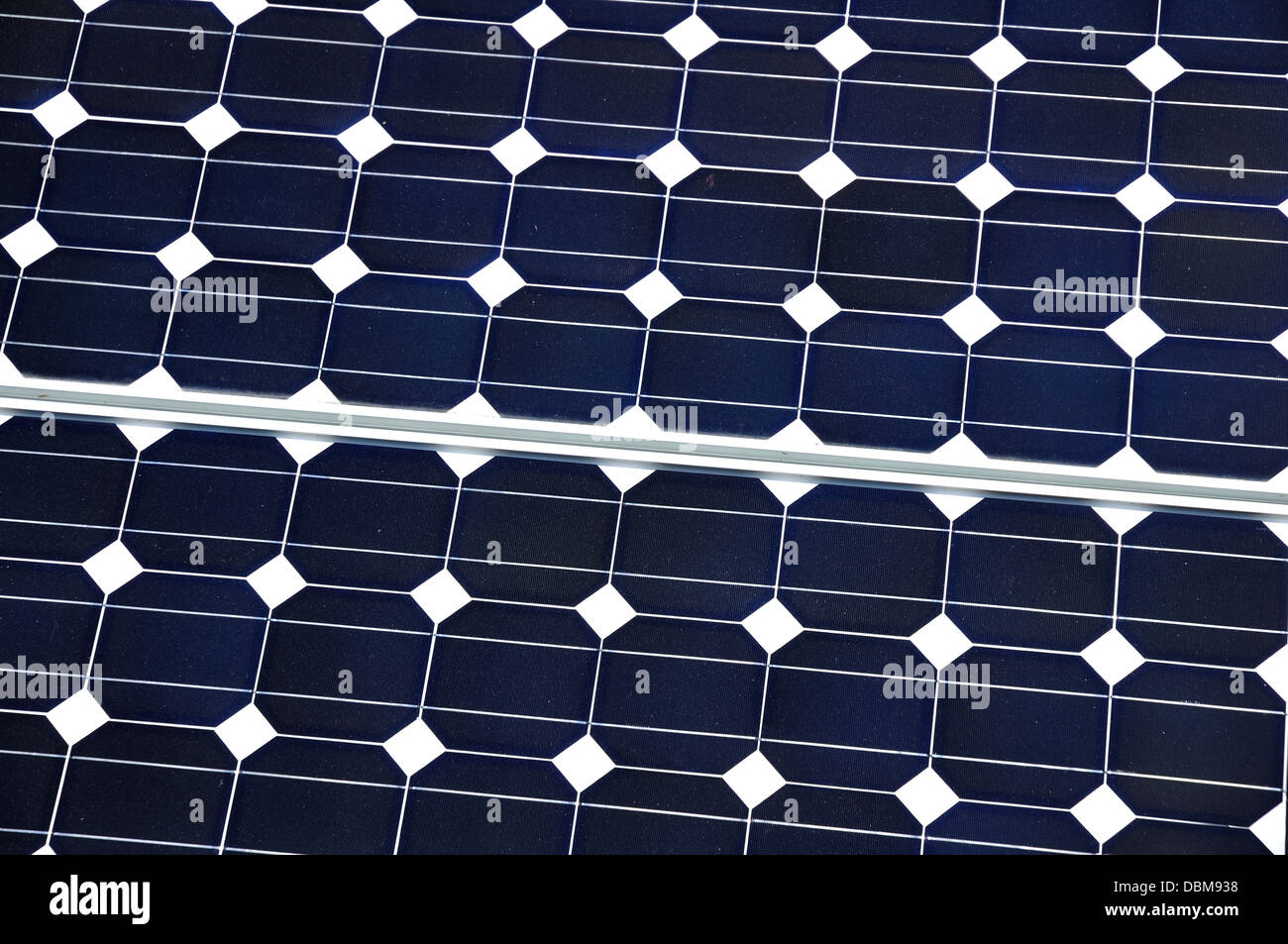Solar Panel Nahaufnahme Detail Stockfoto