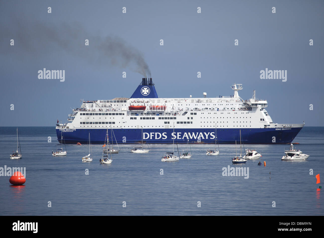 DFDS Seaways Fähren aus dem Norden Englands. Stockfoto