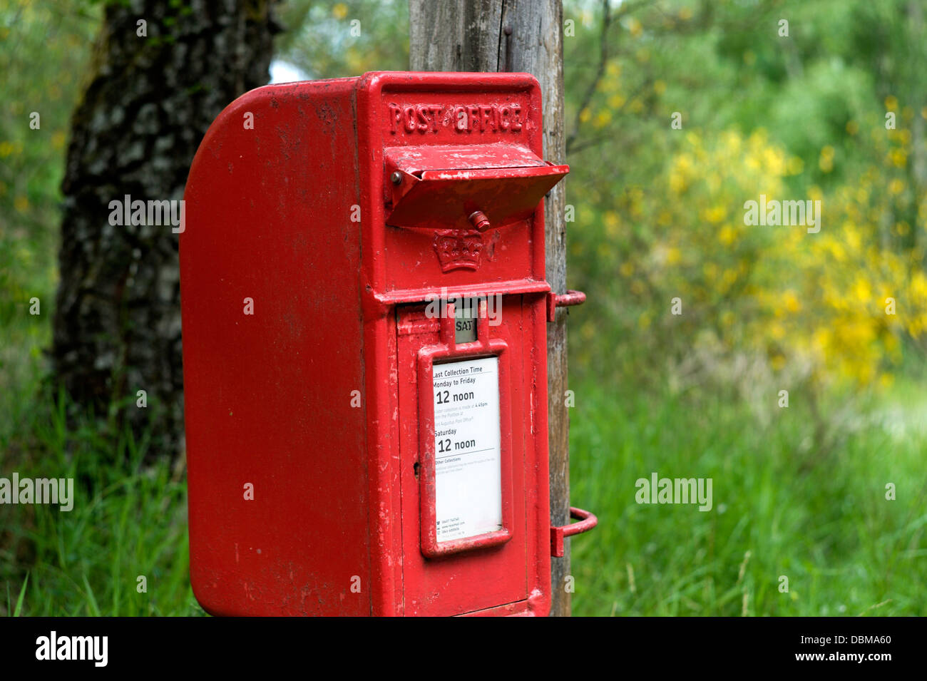 Briefkasten mit anti-Wirrspanbildung Abdeckung Stockfotografie - Alamy