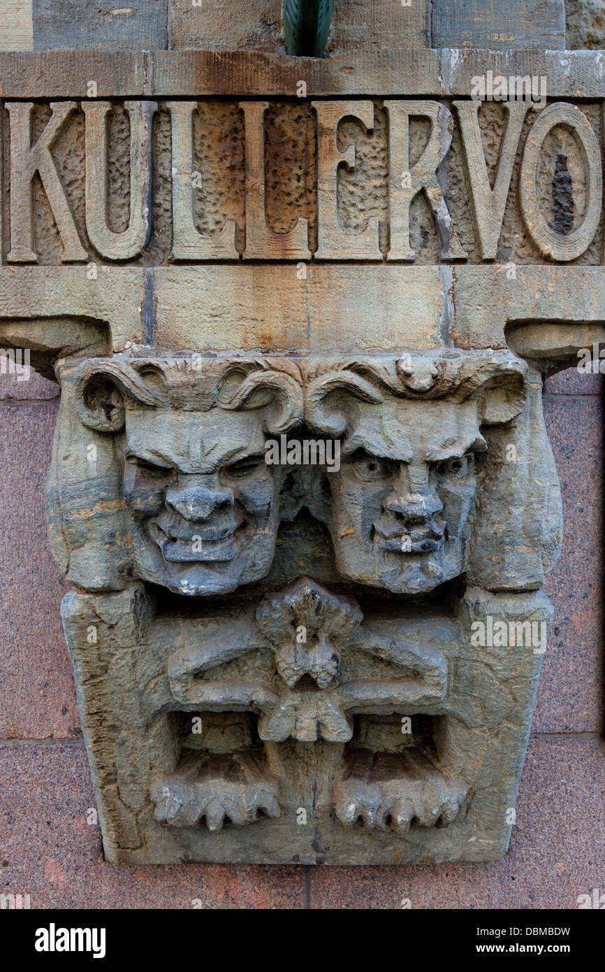 Kullervo ist nur unwiderruflich tragische Figur in der finnischen Mythologie Stockfoto