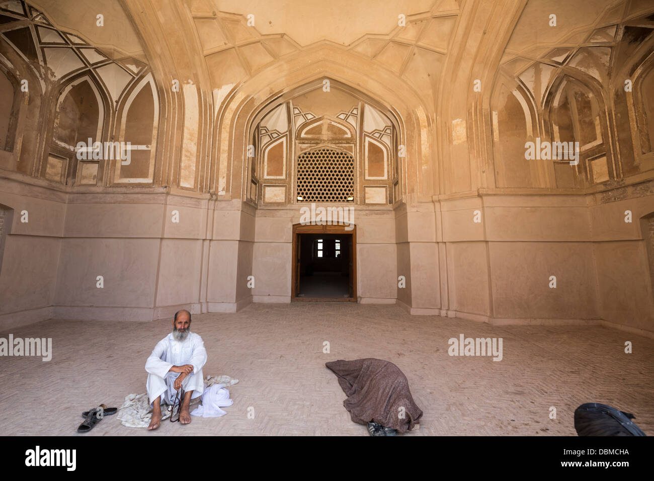Eingang, Zarnigarkhana oder Zarnegar, Gazur Gah, Herat, Afghanistan Stockfoto