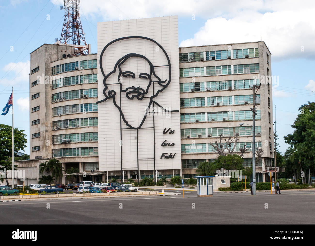 Platz der Revolution in Kuba-Havanna Stockfoto