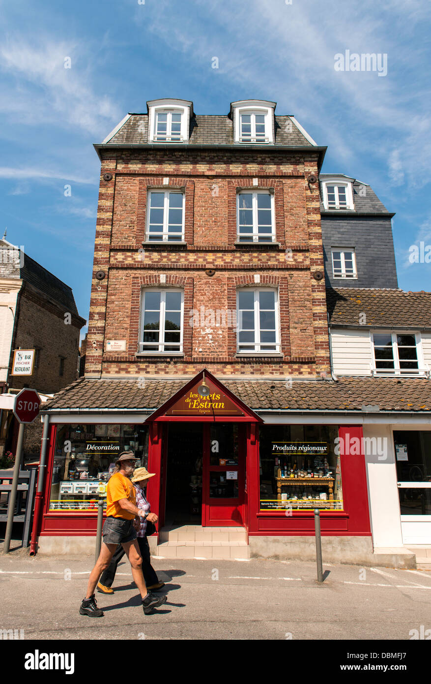 Saint-Valery-Sur-Somme Provinz der Picardie Frankreich Nordeuropa Stockfoto