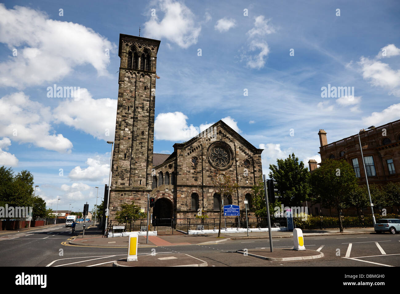 Sinclair politisierte presbyterianischen Kirche auf Corporation Quadrat Nordirland Vereinigtes Königreich Stockfoto