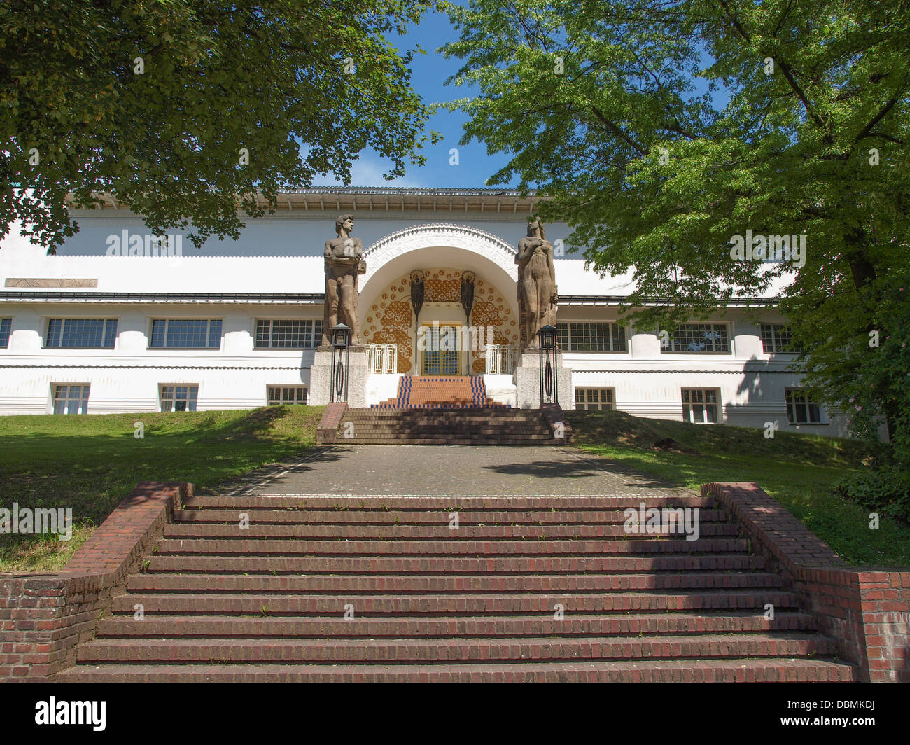 Ernst Ludwig Haus bei Kuenstler Kolonie Künstlerkolonie in Darmstadt Deutschland Stockfoto