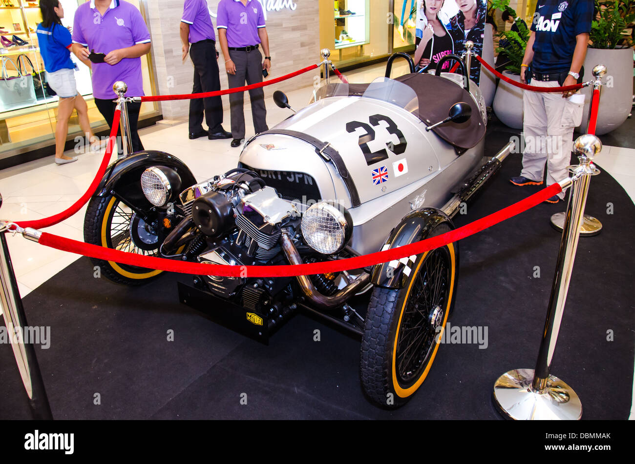 Alten Rennwagen auf der Pressekonferenz der Wohnung Rennwagen auf dem Display an Thailand Super Series 2013 am 31. Juli 2013 Stockfoto