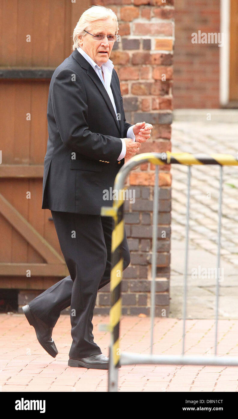 William Roache, in Granada Studios für die ITV-Seife "Coronation Street". Manchester, England - 19.07.11 Stockfoto