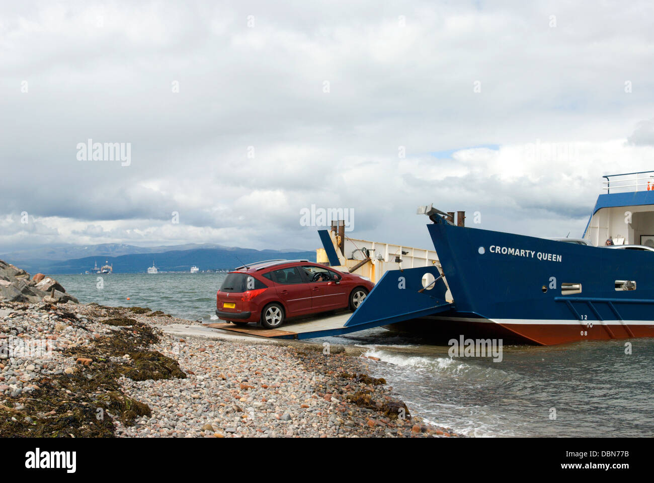 Cromarty Ferry Car Nigg Stockfotos und bilder Kaufen Alamy
