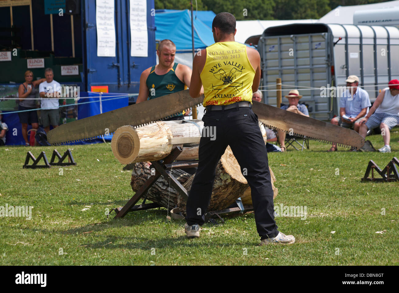 New Forest & Hampshire County Show, in der Nähe von Brockenhurst, Hampshire UK 1. August 2013. Tausende strömen auf die Show am letzten Tag, als die Temperaturen steigen und die Sonne scheint. Bildnachweis: Carolyn Jenkins/Alamy Live-Nachrichten Stockfoto