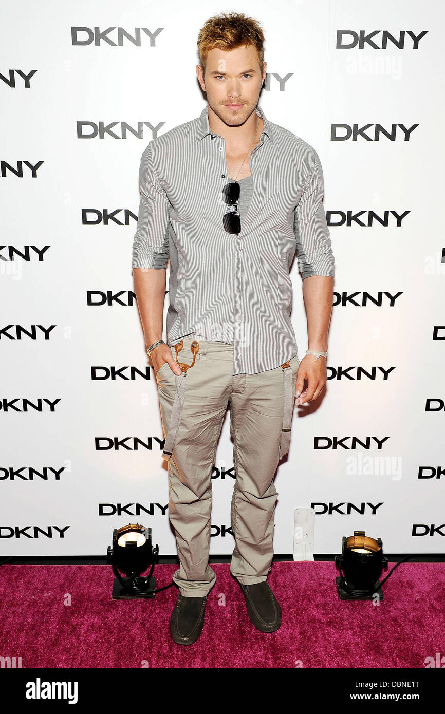 Kellan Lutz besucht DKNY Sonne Soiree im The Beach im Dream Downtown New York City, USA - 26.07.11 Stockfoto