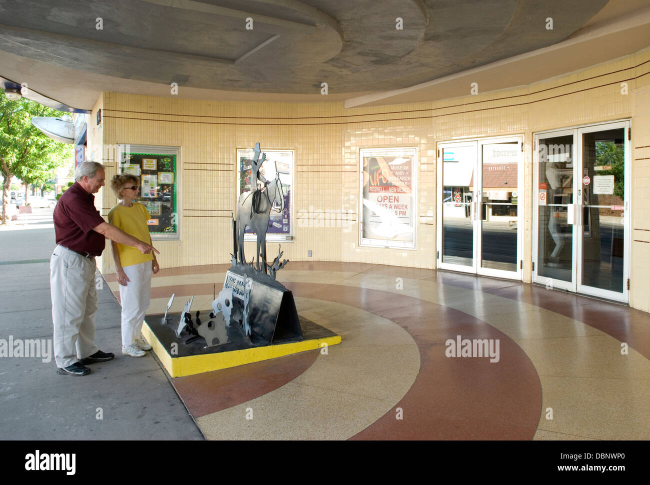 UFO Museum Roswell New Mexico USA. Stockfoto