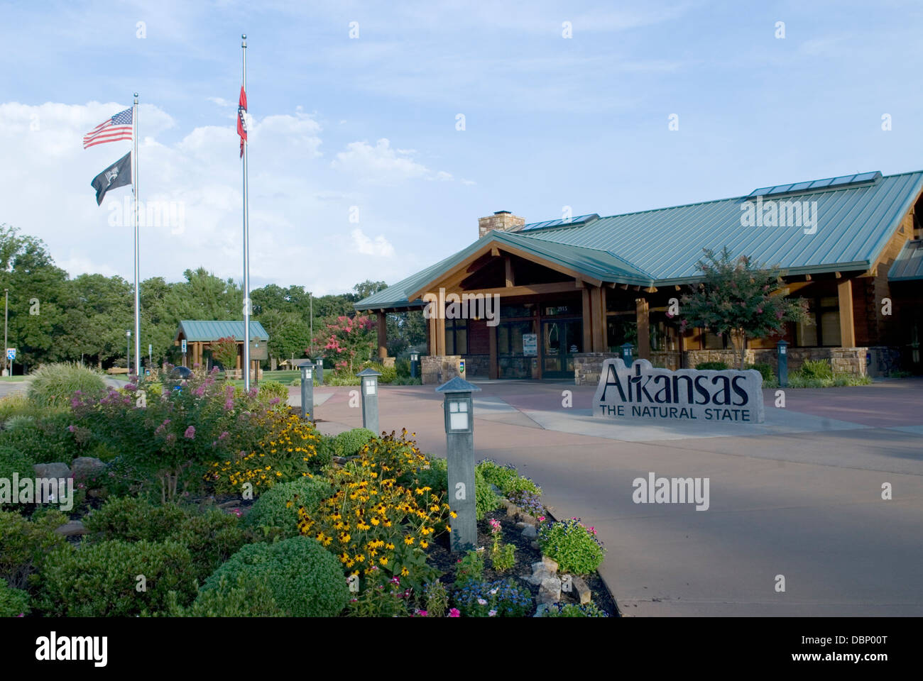 Arkansas Welcome Center USA Stockfoto