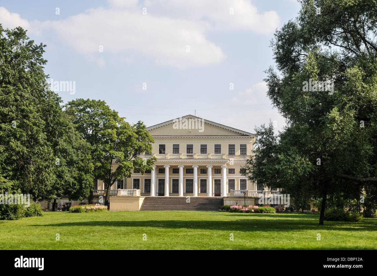 Usupovskyi Park Yusupovskiy Garten, Yusupovsky, Usupovskyi Palast, St. Petersburg. Jussupow-Palast, Sankt Petersburg Stockfoto