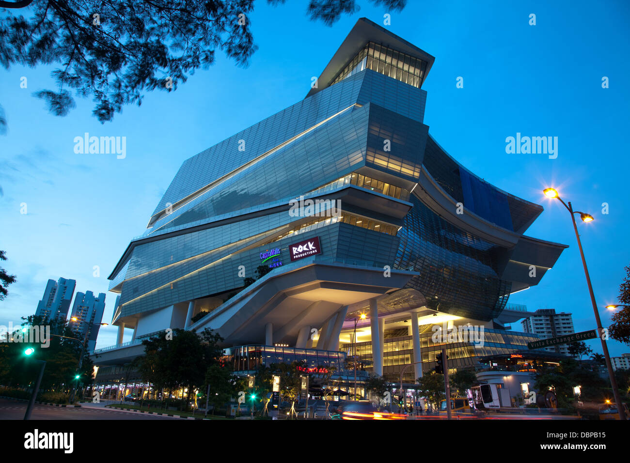 Der Rock Buena Vista Mall Singapur Stockfoto