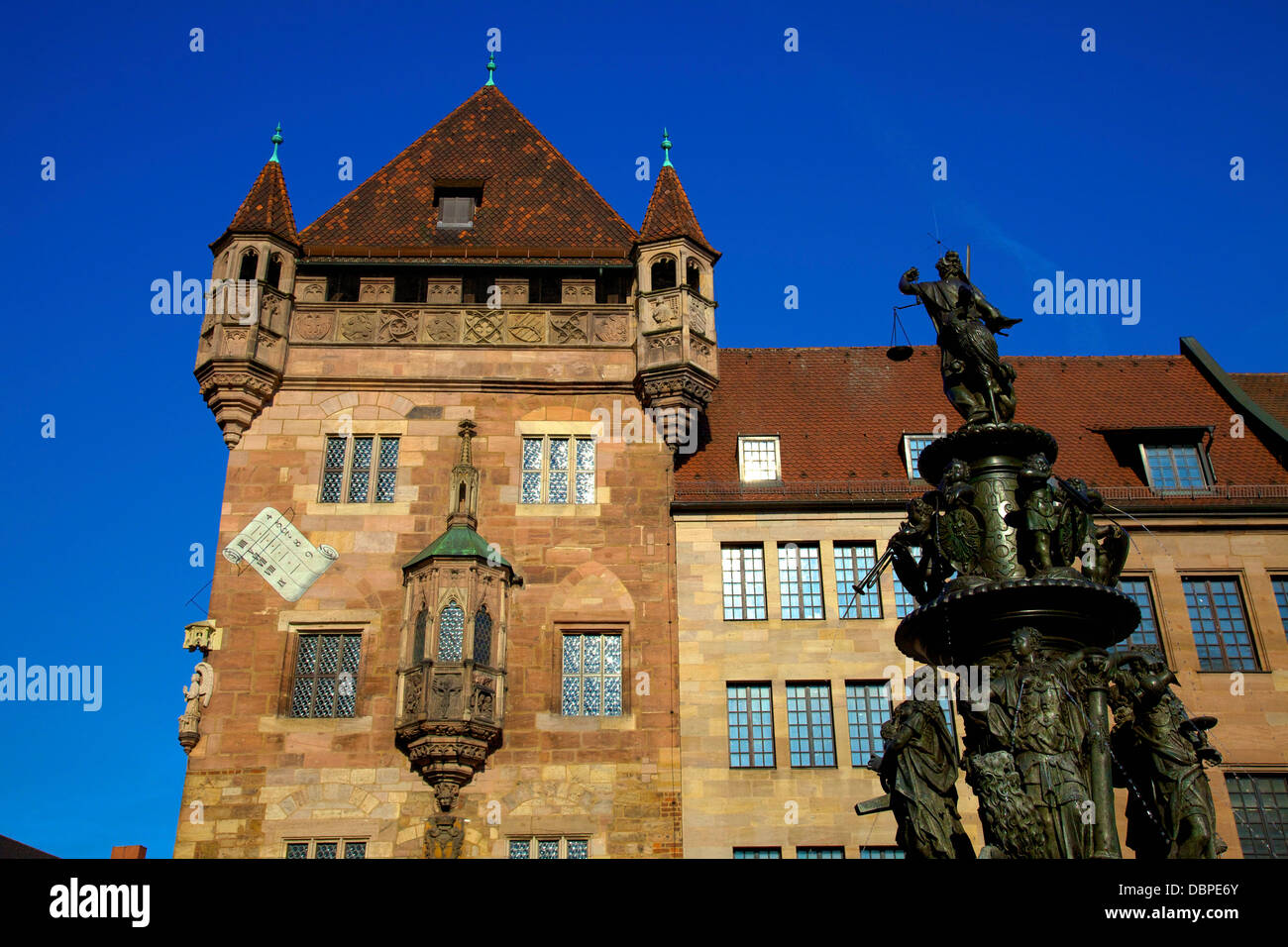 Nassau House, Nürnberg, Bayern, Deutschland, Europa Stockfoto