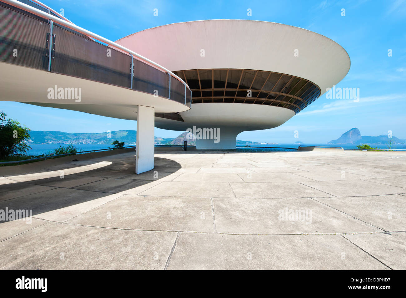 Niemeyer Museum of Contemporary Arts, Niteroi, Rio De Janeiro, Brasilien, Südamerika Stockfoto