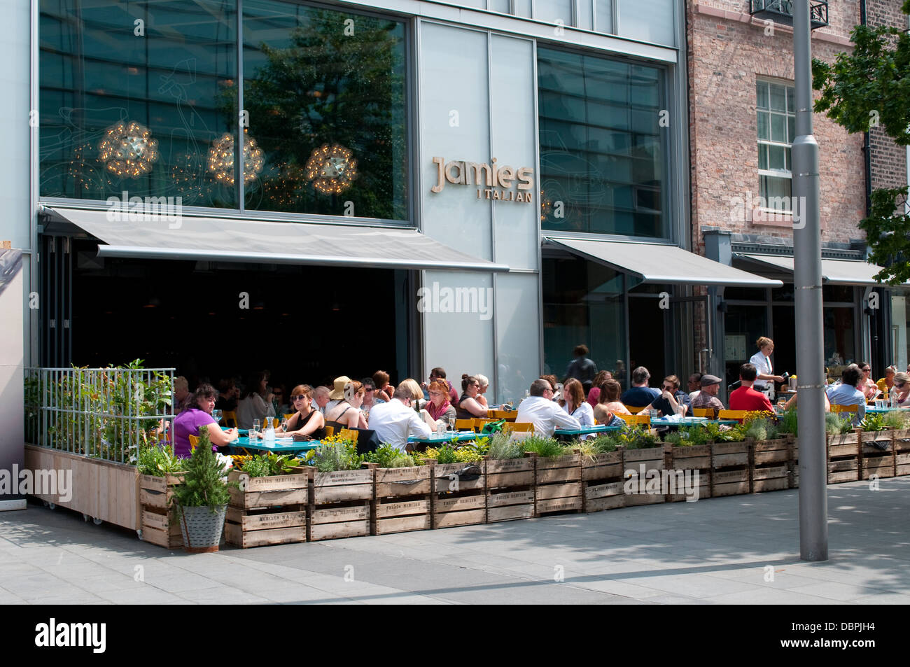 Jamie ist Italienisch in Liverpool One Shopping Centre, Liverpool, UK Stockfoto