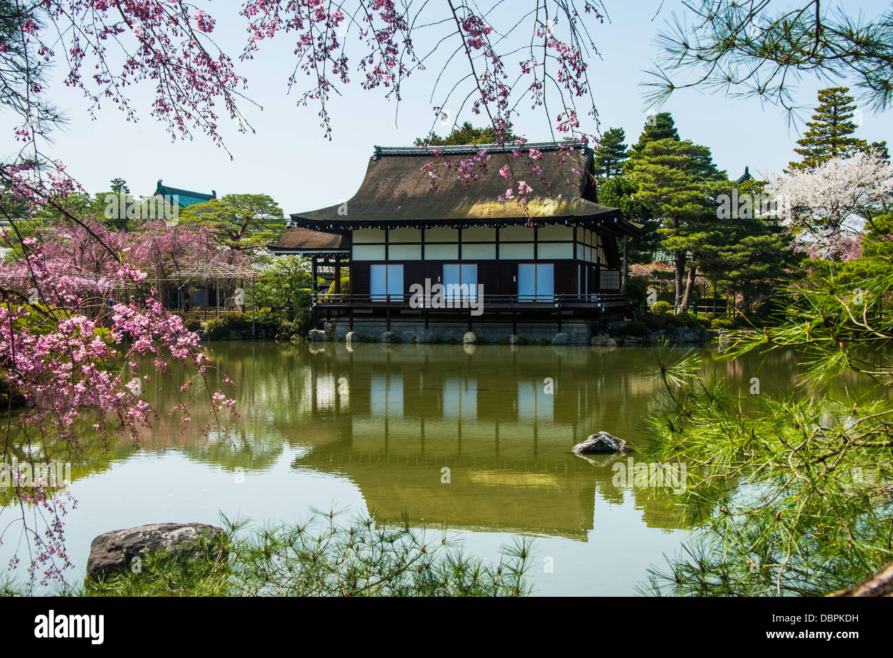 Okazaki-Park in der Heian Jingu Schrein, Kyoto, Japan, Asien Stockfoto