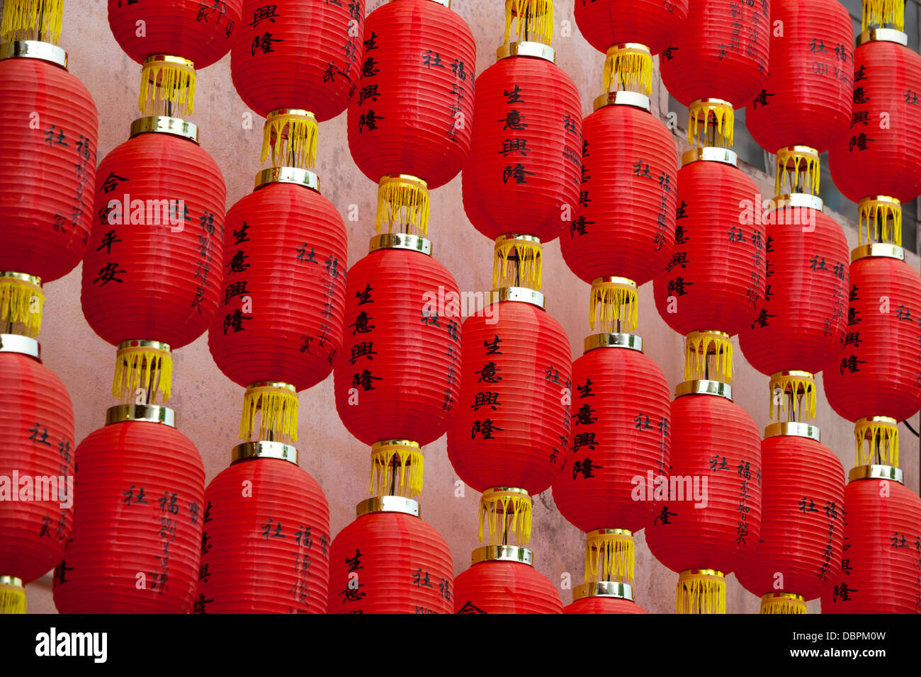 Lampions, Georgetown, Pulau Penang, Malaysia, Südostasien, Asien Stockfoto