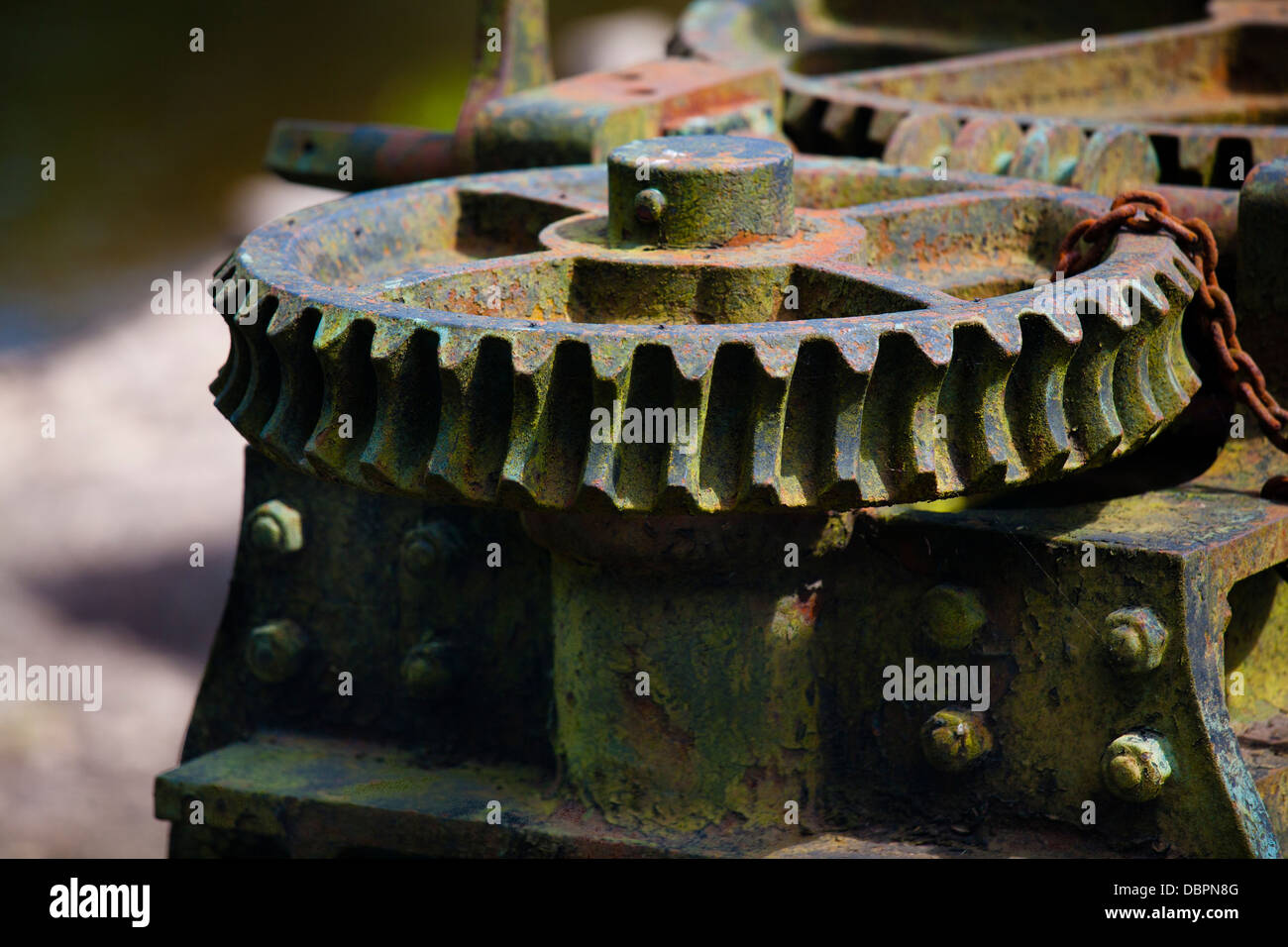 Bild von rostigen industrielle eEuipment Stockfoto