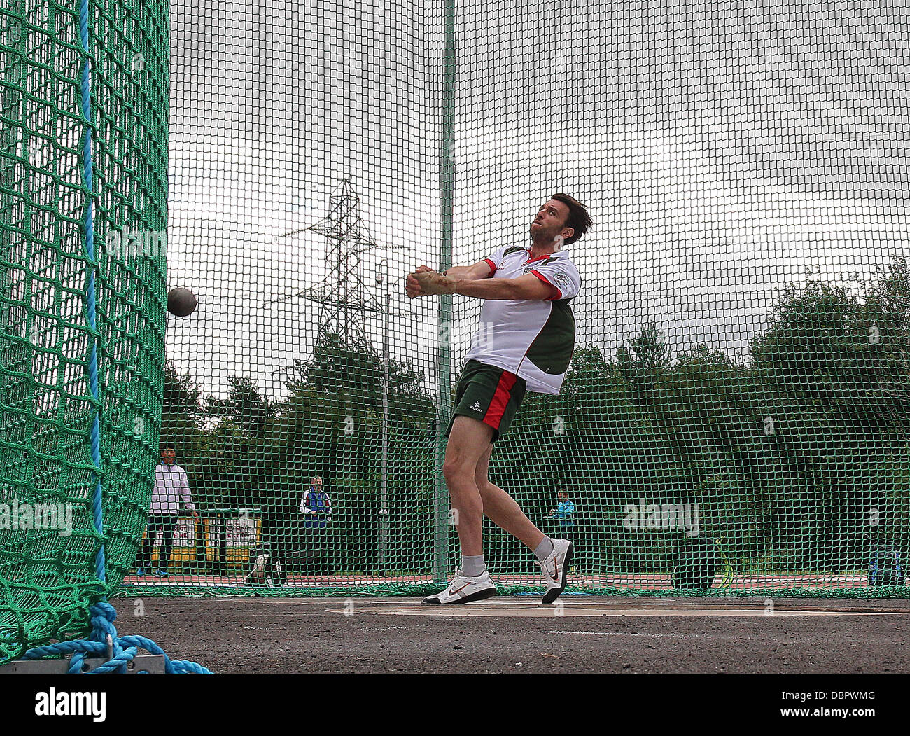 Belfast, UK. 2. August 2013. WPFG 2013 - Track And Field Tag 1. Leichtathletik-Veranstaltungen finden statt bei Mary Peters Spur in Belfast - Bilder von Kevin Scott / Scott Medien Belfast/Alamy Live News Stockfoto