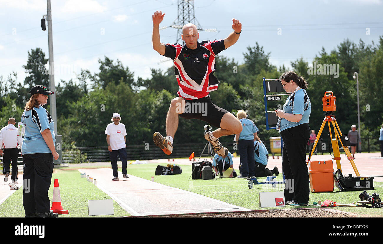 Belfast, UK. 2. August 2013. WPFG 2013 - Track And Field Tag 1. Leichtathletik-Veranstaltungen finden statt bei Mary Peters Spur in Belfast - Bilder von Kevin Scott / Scott Medien Belfast/Alamy Live News Stockfoto